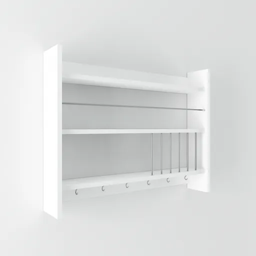 Kuchynská polica Kolin White