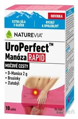 Swiss NatureVia UroPerfect Manóza Rapid 10 sáčkov