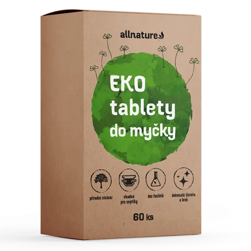 ALLNATURE Eko Tablety do umývačky 60 kusov
