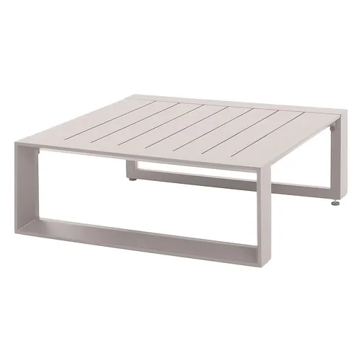 Hliníkový stolík 97x97 cm MADRID (cappuccino)