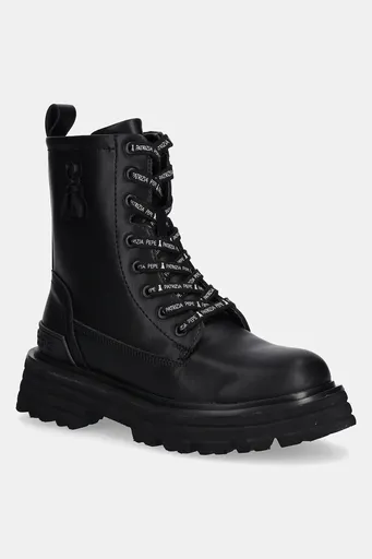 Detské kožené workery Patrizia Pepe