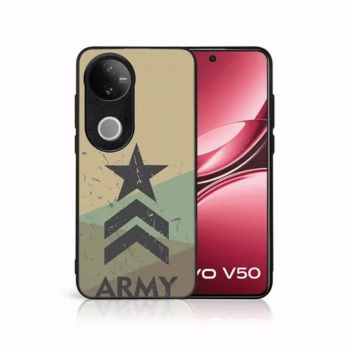 MY ART Ochranný kryt pre Vivo V50 5G ARMY (236)