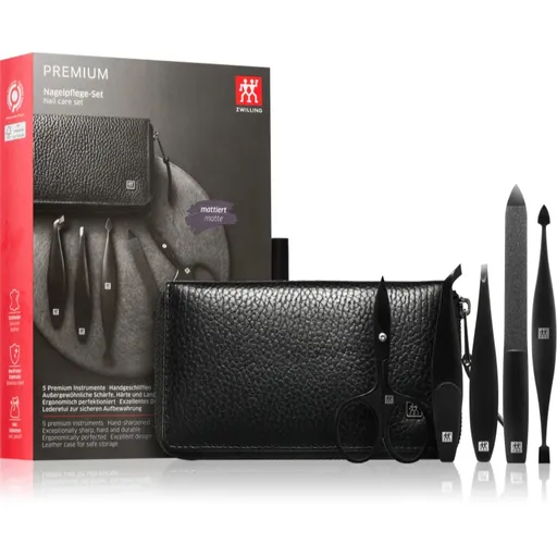 Zwilling Premium Black set na manikúru pre mužov
