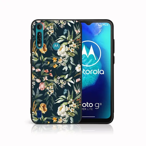 MY ART Ochranný kryt pre Motorola Moto G8 Power Lite FLORAL (158)