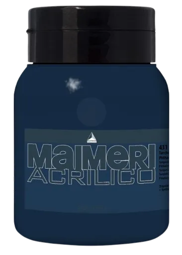 MAIMERI ACRILICO - Akrylové farby 431 - phthalo cyan turquoise, 0,5 L