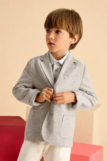 Detské sako s prímesou ľanu Mayoral