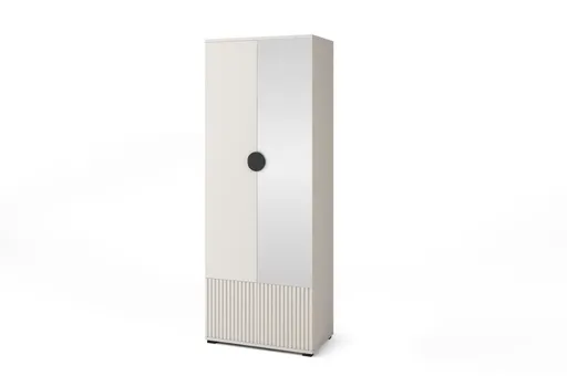 ArtPK Šatníková skriňa KREO 70 | so zrkadlom Prevedenie: Nízke nohy