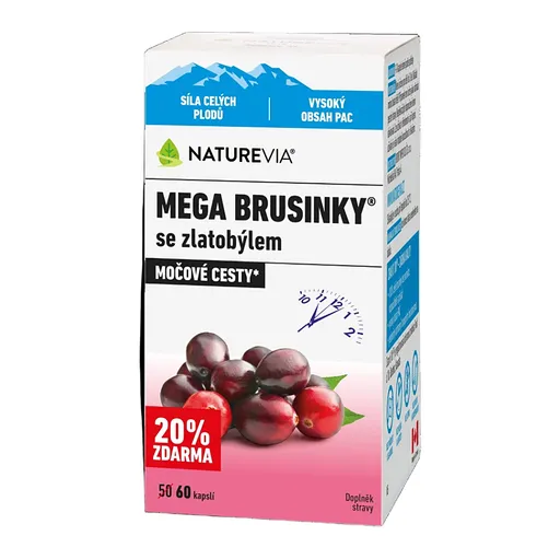NATUREVIA Mega brusnice 60 kapsúl