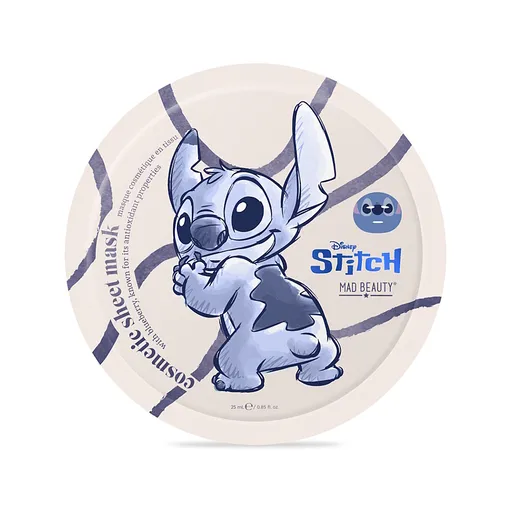 MAD BEAUTY Stitch denim hydratačná textilná maska ​​na tvár 25 ml