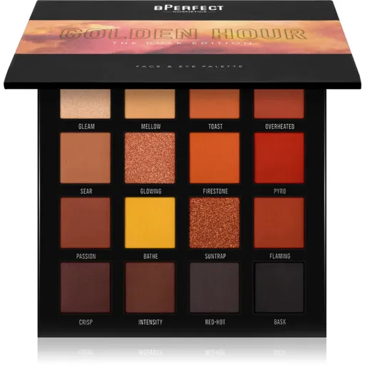 BPerfect Golden Hour The Dusk Edition multifunkčná paleta na tvár 40.7 g
