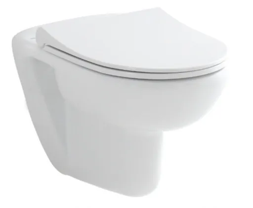 OLSEN SPA - Závesné wc COMPACT RIMLESS so SLIM sedadlom SOFT-CLOSE OLKGKO31DAK0199