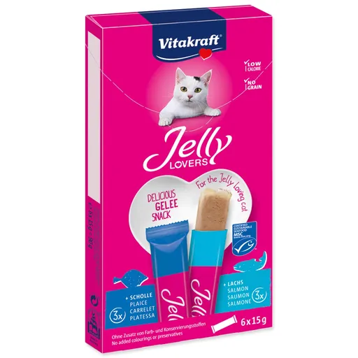 VITAKRAFT Jelly Lovers MP losos platýs 90 g