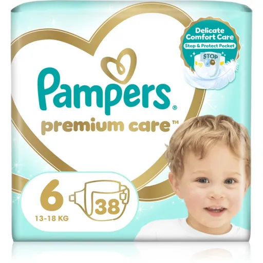 Pampers Premium Care Size 6 jednorazové plienky 13-18 kg 38 ks