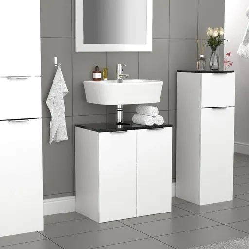 VCM Skříňka pod umyvadlo „Donali“, černá