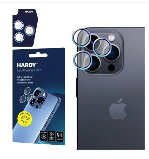 3mk HARDY Lens Protection Pro pre iPhone 15 Pro, Rainbow