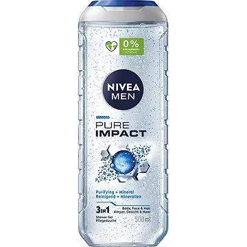 NIVEA MEN Pure Impact Shower Gel 500 ml (4005808628087)