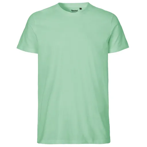 Neutral Pánske tričko Fit z organickej Fairtrade bavlny - Dusty mint | L