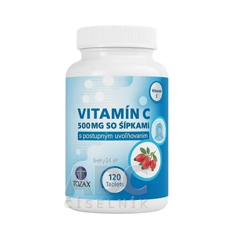 TOZAX Vitamín C 500 mg so šípkami