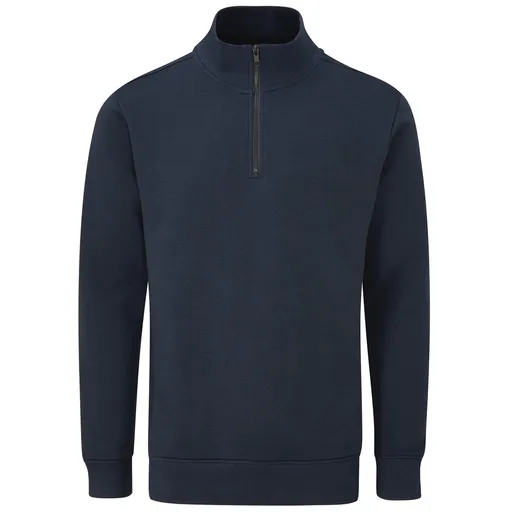 Mantis Mikina s krátkym zipsom - Námornícka modrá | 2XL