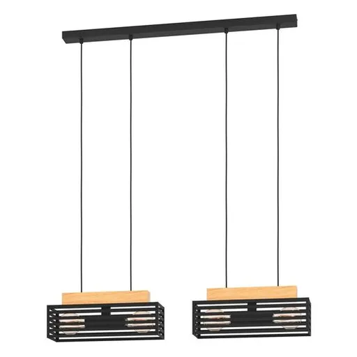 Závesné osvetlenie Eglo CIDRAZ čierna 390164