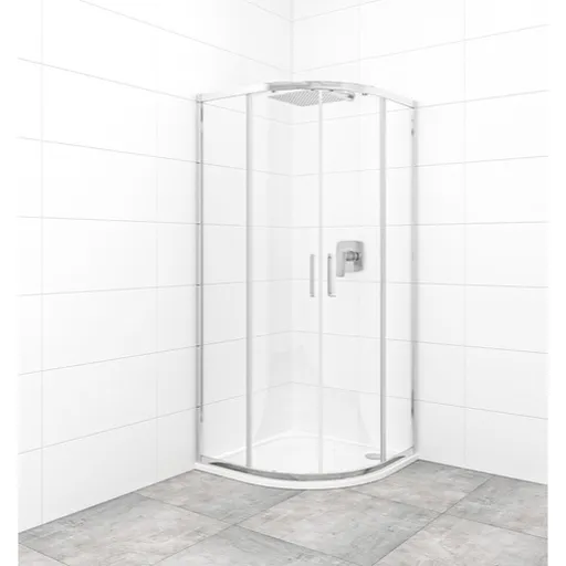 Sprchový kút štvrťkruh 80x80 cm SAT TEX SATBKTEXS80CRT