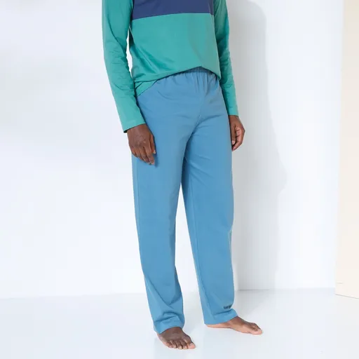 Jednofarebné pyžamové nohavice