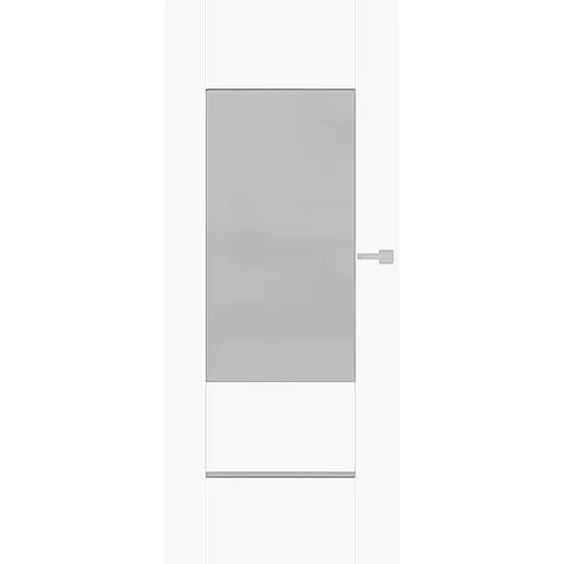 DRE Aura interiérové dvere naturel pravé 80 cm borovica biela AURA3BB80P