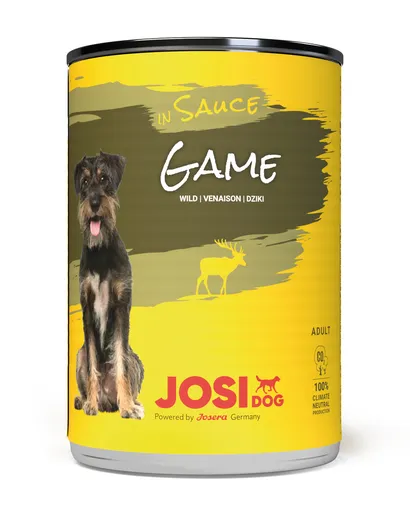 JosiDog Adult Game in Sauce 415 g
