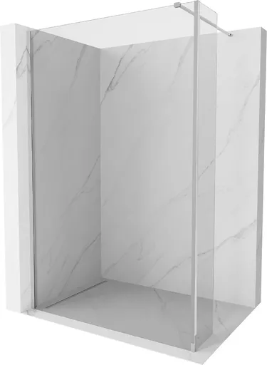 MEXEN/S - Kioto Sprchová zástena WALK-IN 125 x 40, transparent, chróm 800-125-212-01-00-040