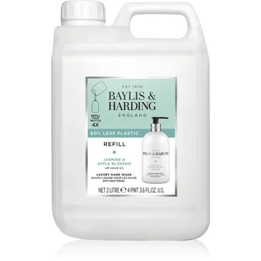 Baylis & Harding Jasmine & Apple Blossom tekuté mydlo na ruky náhradná náplň 2000 ml