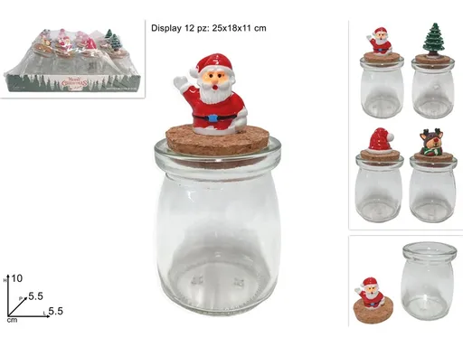 MAKRO - Dóza sklo vianočná různé druhy