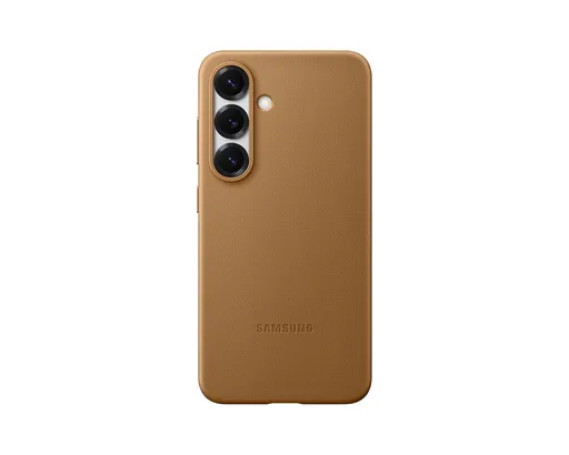 Samsung Ochranný kryt z vegánskej kože pre Galaxy S25 Brown