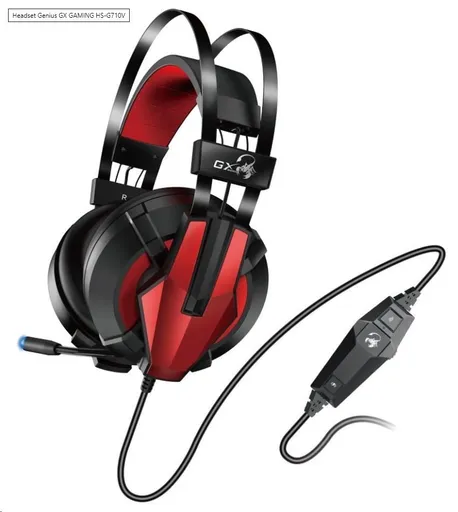 GENIUS slúchadlá GX GAMING headset - HS-G710V/ 7.1/ vibračné/ USB/ ovládanie hlasitosti