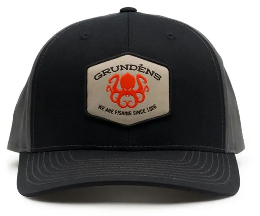 Grundéns šiltovka kracken trucker black/charcoal