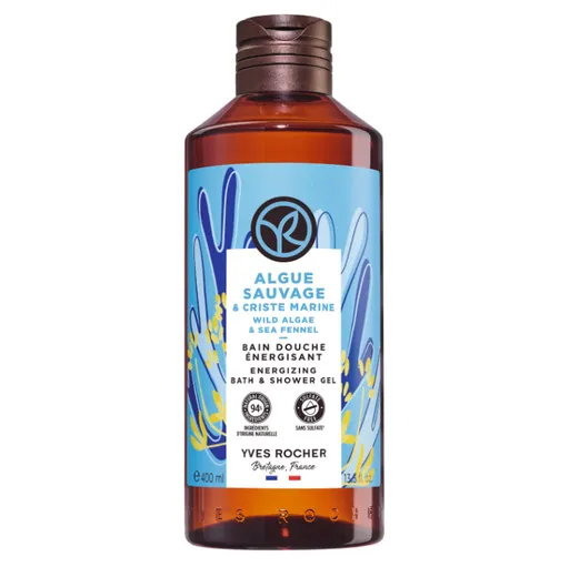 YVES ROCHER Morská riasa & motar prímorský sprchový gél 400 ml