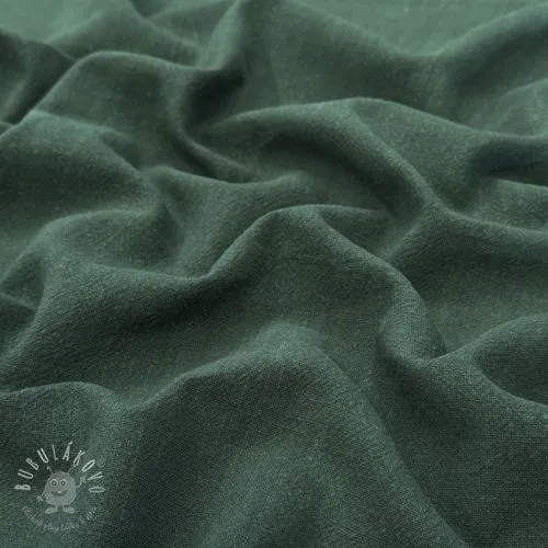 Ľan predpraný STONEWASHED PREMIUM bottle green