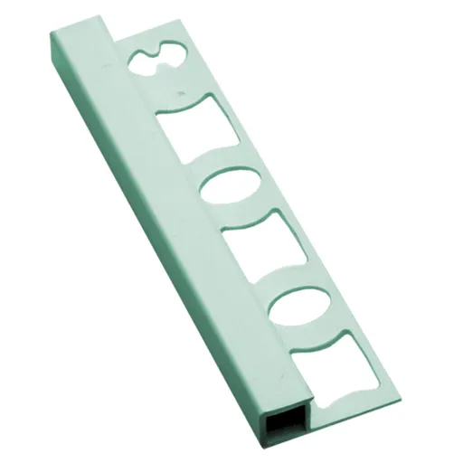 Lišta ukončovací "hranatá" Profil-EU svetlozelená, PVC, dĺžka 250 cm, výška hrany 8 mm, LH825011