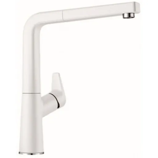 Blanco Avona-S drezová batéria s vyťahovacou sprškou biela 521280