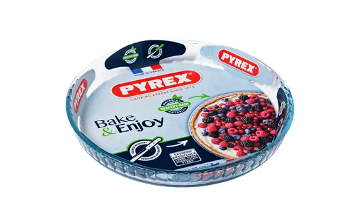 Skleněná zapékací forma na koláč PYREX 28cm, borosilikát