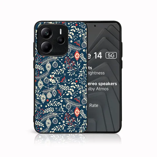 MY ART Kryt s vianočným dizajnom Xiaomi Redmi Note 14 5G MISTLETOE (070)