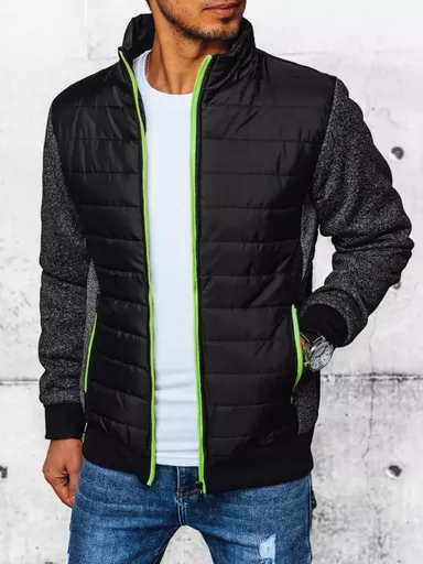 Čierna prechodná bunda