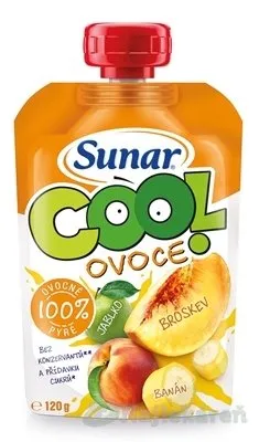 Sunar COOL ovocie Broskyňa, Banán, Jablko, 120g
