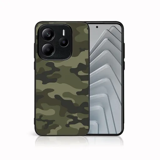 MY ART Ochranný kryt pre Xiaomi Redmi Note 14S GREEN CAMO (235)