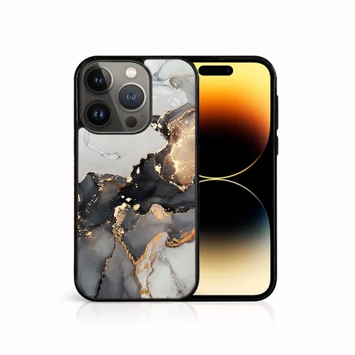 MY ART Ochranný kryt pre Apple iPhone 14 Pro GREY MARBLE (140)