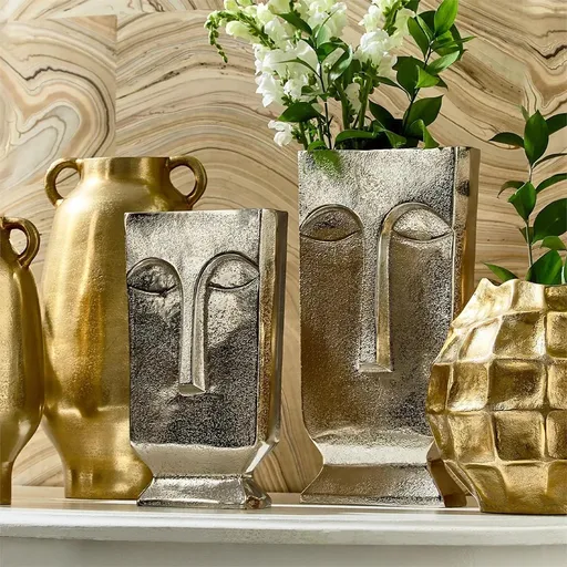 Dekorační váza Golden Head, malá