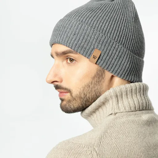 Šedá čiapka na zimu pre pánov Wittchen 99-HF-020-8