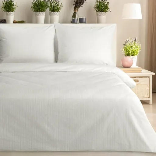 ArtFir Obliečky na dvojlôžko REINA 42 | biela 160 x 200 cm