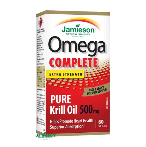 JAMIESON Omega COMPLETE Pure Krill 500 mg 60 kapsúl