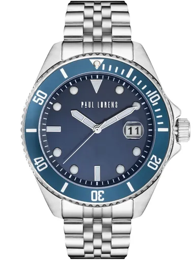 PÁNSKE HODINKY PAUL LORENS - PL13030B-6C1(zg350d) + KRABIČKA