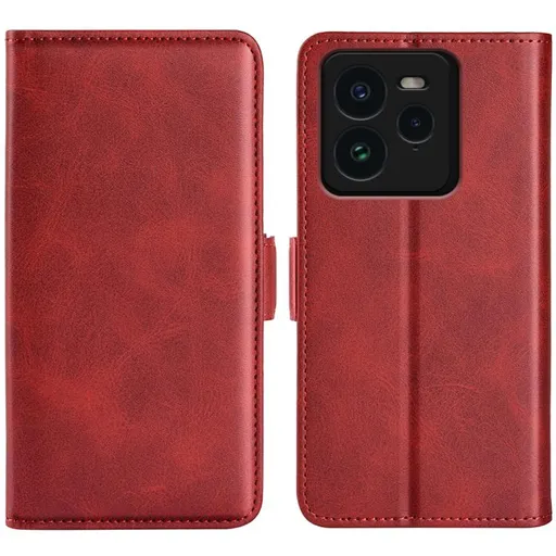 SIDE Peňaženkové puzdro pre Realme GT 7 Pro 5G červené